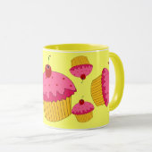 Mug Petits gâteaux roses (Devant droit)