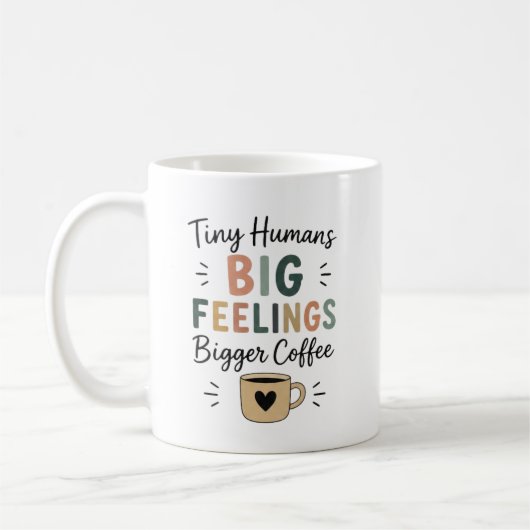 Mug Petits Humains Grands Sentiments Encore Plus de Ca (Gauche)