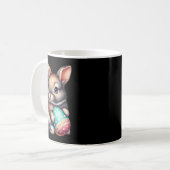 Mug Petits lapins de Pâques Animaux de compagnie Oeufs (Devant gauche)