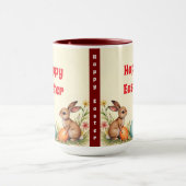 Mug Petits lapins de Pâques Collection populaire Vinta (Centre)