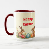 Mug Petits lapins de Pâques Collection populaire Vinta (Gauche)
