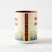 Mug Petits Lapins Et Oeufs De Pâques Collection Popula (Centre)