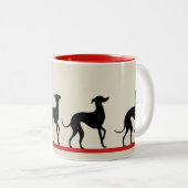 Mug Petits lévriers italiens (Devant droit)