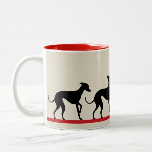 Mug Petits lévriers italiens (Gauche)