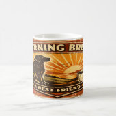 Mug Petits Matins Dorés & Grands Crus - Golden Retriev (Centre)
