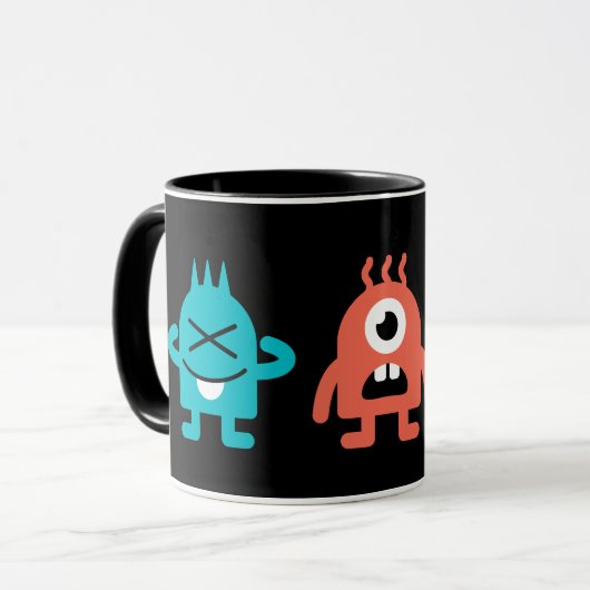 Mug Petits monstres (Devant gauche)