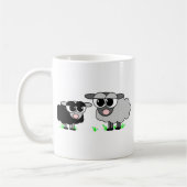 Mug Petits moutons noirs mignons et moutons de BigGray (Gauche)