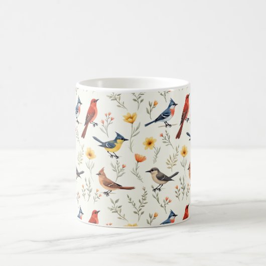 Mug Petits oiseaux colorés (Centre)