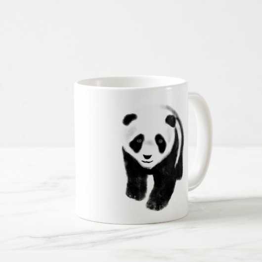 Mug Petits ours panda brouillés mignons (Devant droit)