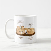Mug Petits pains de Punny : Lapin mignon de matin (Gauche)