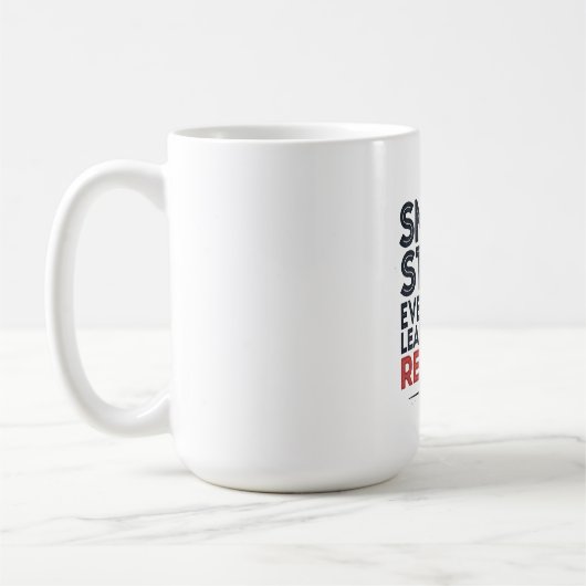 Mug Petits Pas Chaque Jour Conduisent – Citation Motiv (Gauche)