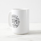 Mug Petits Pas Chaque Jour Minimalisme & Croissance (Devant gauche)