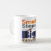 Mug Petits Pas Grands Résultats (Devant gauche)