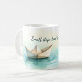 Mug Petits Pas Mènent À De Grands Endroits (Devant gauche)