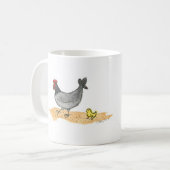 Mug Petits poule grise et poussin (Devant gauche)