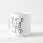 Mug petits sommes d'animaux de café (Devant gauche)