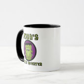 Mug Petits T-shirts et cadeaux du monstre du papa (Devant gauche)