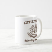 Mug Petits Traitements résoudre de gros problèmes Écur (Devant droit)