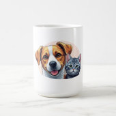 Mug pets and dog (Centre)