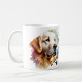 Mug Pet's Brush Modern Cool Typography Name (Gauche)