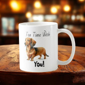 Mug Pets Dachshund Browns 'Tea Time'  Personalize