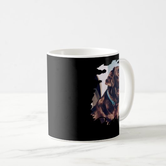 Mug Pets Simple Modern Cool Tygraphy Name And Photo (Devant droit)