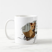 Mug Pet's Simple Modern Cool Typography Name and Photo (Gauche)