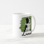 Mug Pet's Simple Modern Cool Typography Name and Photo (Devant droit)