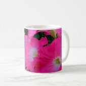 Mug Pétunias rose (Devant droit)