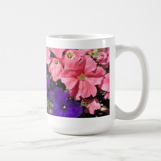 Mug Pétunias roses et violets (Droite)
