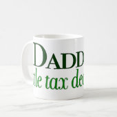 Mug Peu d'abattement fiscal du papa (Devant gauche)