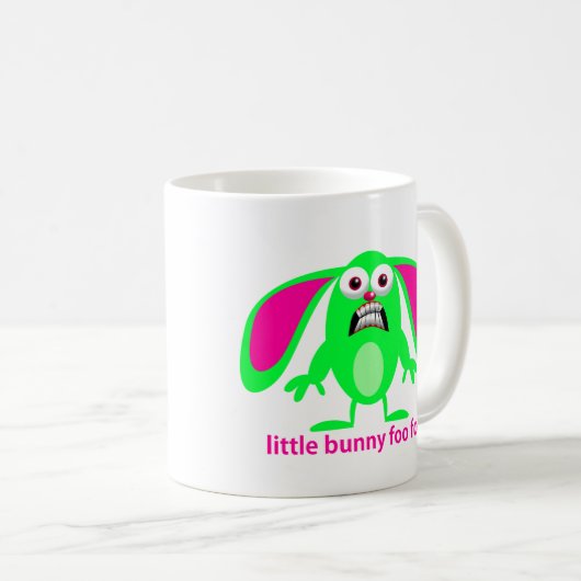 Mug Peu de lapin Foo Foo (Devant droit)