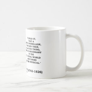 Mug Peu de rébellion eh bien une bonne chose politique