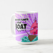 Mug Peu importe ce qui flotte votre bateau (Devant gauche)