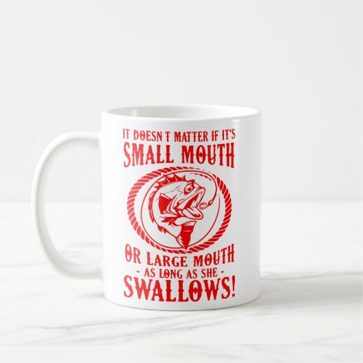 Mug Peu importe qu'elle soit petite, grosse, et qu'ell (Gauche)