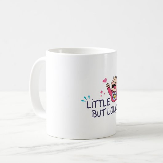 Mug Peu mais bruyant (Devant gauche)