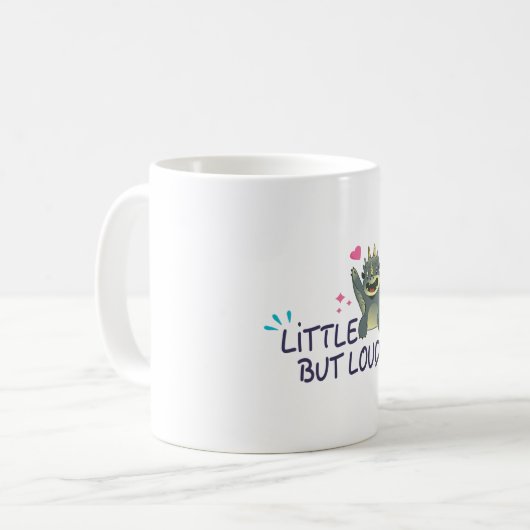 Mug Peu mais bruyant (Devant gauche)