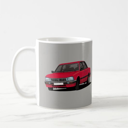 Mug Peugeot 505 - rouge - (Gauche)