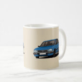 Mug Peugeot acculant 505 - bleu - (Devant droit)
