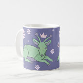 Mug Peuple de cerfs extraterrestres Art folklorique | (Devant gauche)