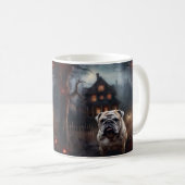 Mug Peur d'Halloween Bulldog (Devant droit)