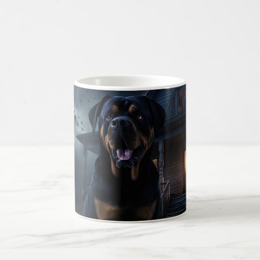 Mug Peur d'Halloween Rottweiler (Centre)