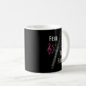 Mug Peur Flûtes - Flûte Joueur Flûte Marching Ba (Devant droit)