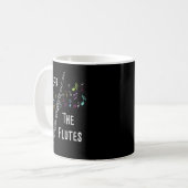 Mug Peur Flûtes - Flûte Joueur Flûte Marching Ba (Devant gauche)