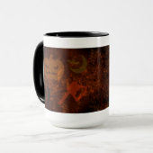 Mug Peurs d'Halloween sur Eerie Arrière - plan (Devant gauche)