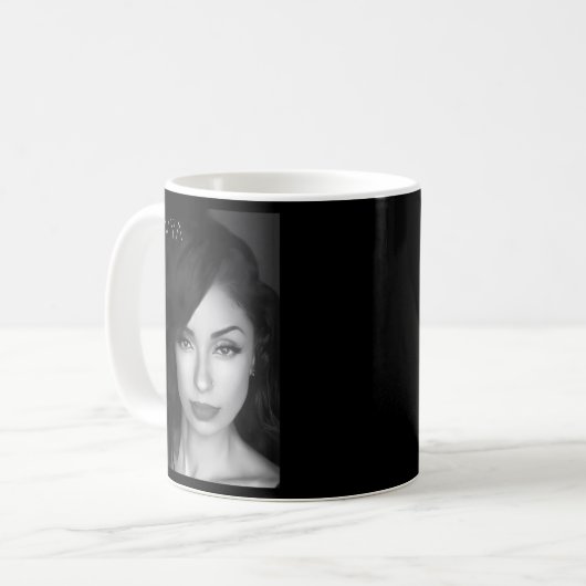Mug Peut approcher le noir blanc (Devant gauche)