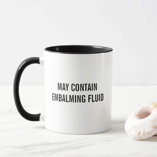 Mug Peut Contenir De La Fluide Embalmante Drôle (Avec donut)