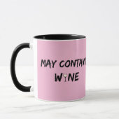 Mug Peut contenir du vin | Vin blanc (Gauche)