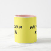 Mug Peut contenir du vin | Vin Rose (Centre)