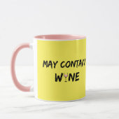 Mug Peut contenir du vin | Vin Rose (Gauche)